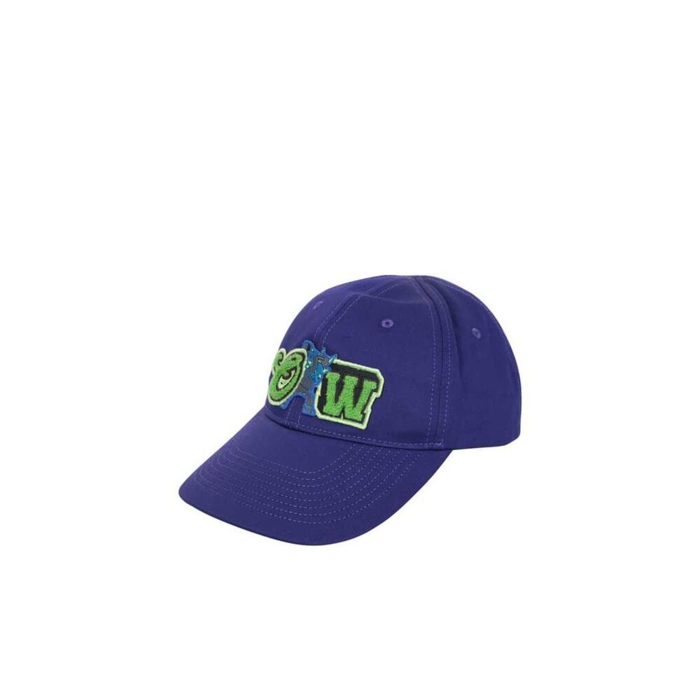 OFF-WHITE Varsity Baseball Cap - Purple - One Size - Authentic - Rare
